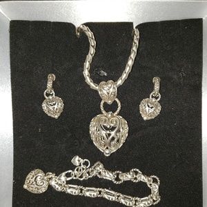 Brighton necklace,  earring, bracelet boxed set